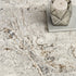 8' X 10' Ivory Gray and Brown Abstract Non Skid Area Rug