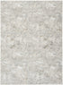 8' X 10' Ivory Gray and Brown Abstract Non Skid Area Rug