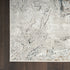 8' X 10' Ivory Gray and Brown Abstract Non Skid Area Rug