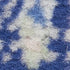 8' Ivory and Blue Floral Round Rug