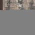 8' Cream Black and Gray Abstract Runner Rug