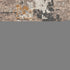 8' Cream Black and Gray Abstract Runner Rug