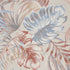 8' X 10' Ivory Blue And Gray Tropical Floral Area Rug