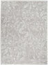 6' X 9' Gray Floral Distressed Area Rug