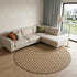 9' X 12' Beige Black and Gray Abstract Non Skid Area Rug