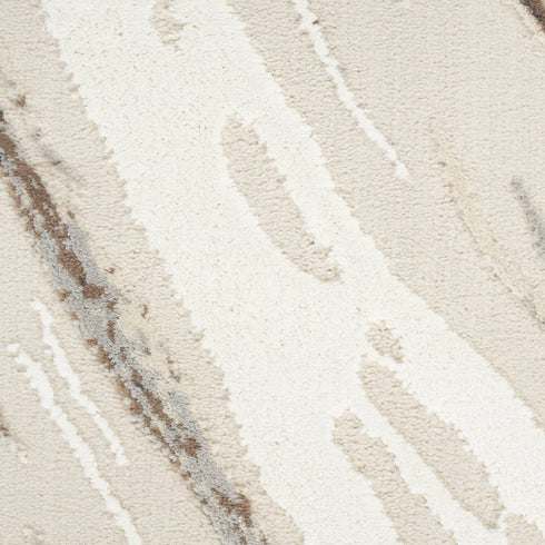 9' X 12' Beige Black and Gray Abstract Non Skid Area Rug