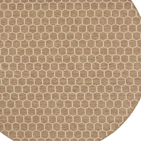 9' X 12' Beige Black and Gray Abstract Non Skid Area Rug