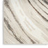 9' X 12' Beige Black and Gray Abstract Non Skid Area Rug