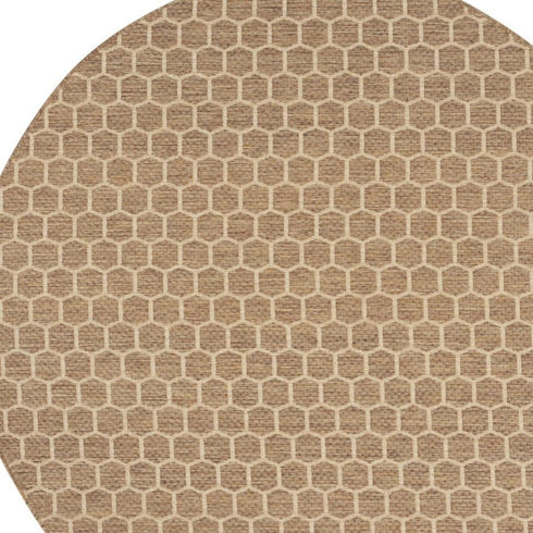 9' X 12' Beige Black and Gray Abstract Non Skid Area Rug