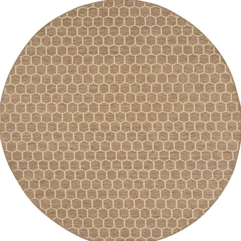 9' X 12' Beige Black and Gray Abstract Non Skid Area Rug