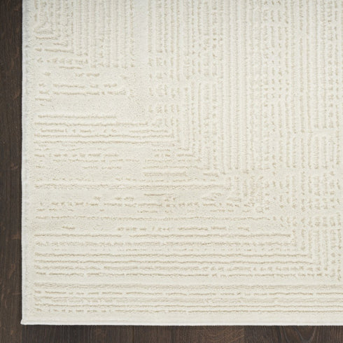 6' X 9' Cream Abstract Area Rug