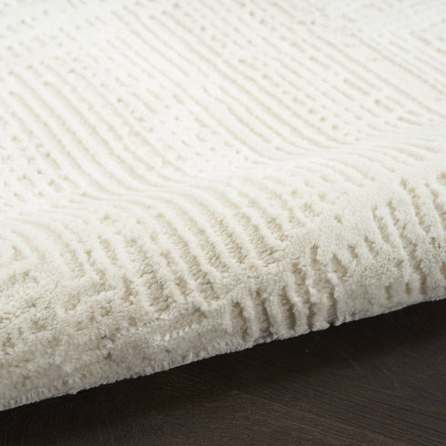 6' X 9' Cream Abstract Area Rug