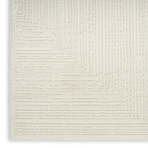 6' X 9' Cream Abstract Area Rug