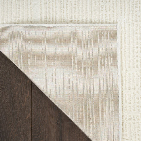 6' X 9' Cream Abstract Area Rug