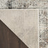 8' X 10' Ivory and Black Geometric Non Skid Area Rug