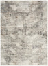 8' X 10' Ivory and Black Geometric Non Skid Area Rug