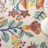 9' X 12' Cream Floral Power Loom Area Rug