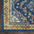 8' X 10' Blue and Yellow Oriental Power Loom Area Rug