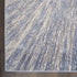 8' X 11' Cream Gray And Blue Abstract Non Skid Area Rug