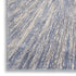8' X 11' Cream Gray And Blue Abstract Non Skid Area Rug