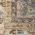 8' X 10' Navy Blue Geometric Distressed Area Rug