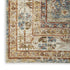 8' X 10' Navy Blue Geometric Distressed Area Rug