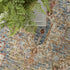 8' X 10' Navy Blue Geometric Distressed Area Rug