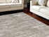 8' X 10' Brown and Ivory Abstract Non Skid Area Rug