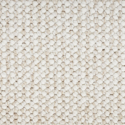 8' Beige And Ivory Abstract Runner Rug