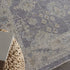 5' X 8' Ivory and Gray Floral Power Loom Area Rug