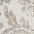 8' X 10' Beige and Ivory Damask Distressed Non Skid Area Rug
