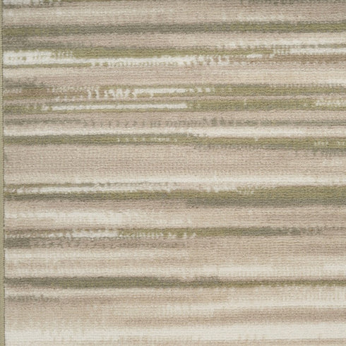 8' X 10' Green Abstract Power Loom Area Rug