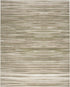 8' X 10' Green Abstract Power Loom Area Rug