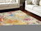 7' X 10' Ivory Abstract Power Loom Area Rug