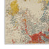 7' X 10' Ivory Abstract Power Loom Area Rug