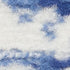 8' X 12' Ivory and Blue Geometric Distressed Non Skid Area Rug
