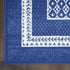 8' X 10' Blue And Ivory Geometric Distressed Area Rug