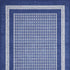8' X 10' Blue And Ivory Geometric Distressed Area Rug