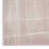 8' X 10' Pink And Ivory Abstract Distressed Area Rug