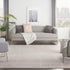 8' X 10' Pink And Ivory Abstract Distressed Area Rug
