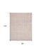 8' X 10' Pink And Ivory Abstract Distressed Area Rug