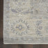 8' X 10' Ivory and Gray Floral Power Loom Area Rug