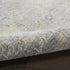 8' X 10' Ivory and Gray Floral Power Loom Area Rug