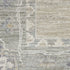 8' X 10' Ivory and Gray Floral Power Loom Area Rug
