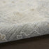 8' X 10' Ivory and Gray Floral Power Loom Area Rug