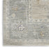 8' X 10' Ivory and Gray Floral Power Loom Area Rug