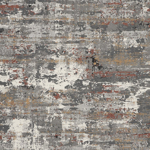 8' X 10' Gray Abstract Area Rug