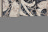 8' X 11' Ivory Charcoal and Gray Floral Distressed Non Skid Area Rug