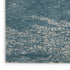 8' X 11' Ivory and Teal Blue Abstract Non Skid Area Rug