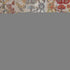 5' X 8' Ivory Gray and Orange Floral Distressed Non Skid Area Rug